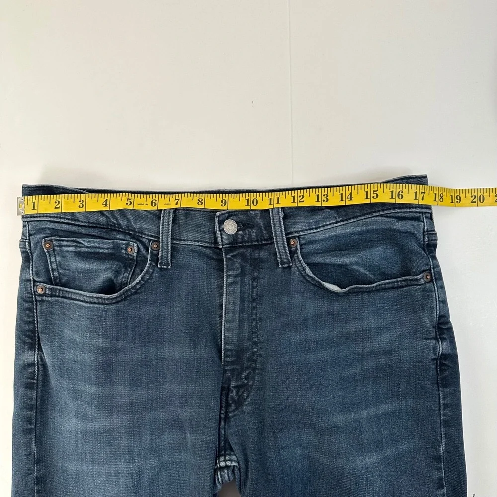 Levi's 514 Straight Fit Jeans Mens 34x32 Dark Wash Blue Denim Pants